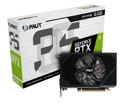 Karta graficzna Palit GeForce  RTX3050 StormX 6GB GDDR6